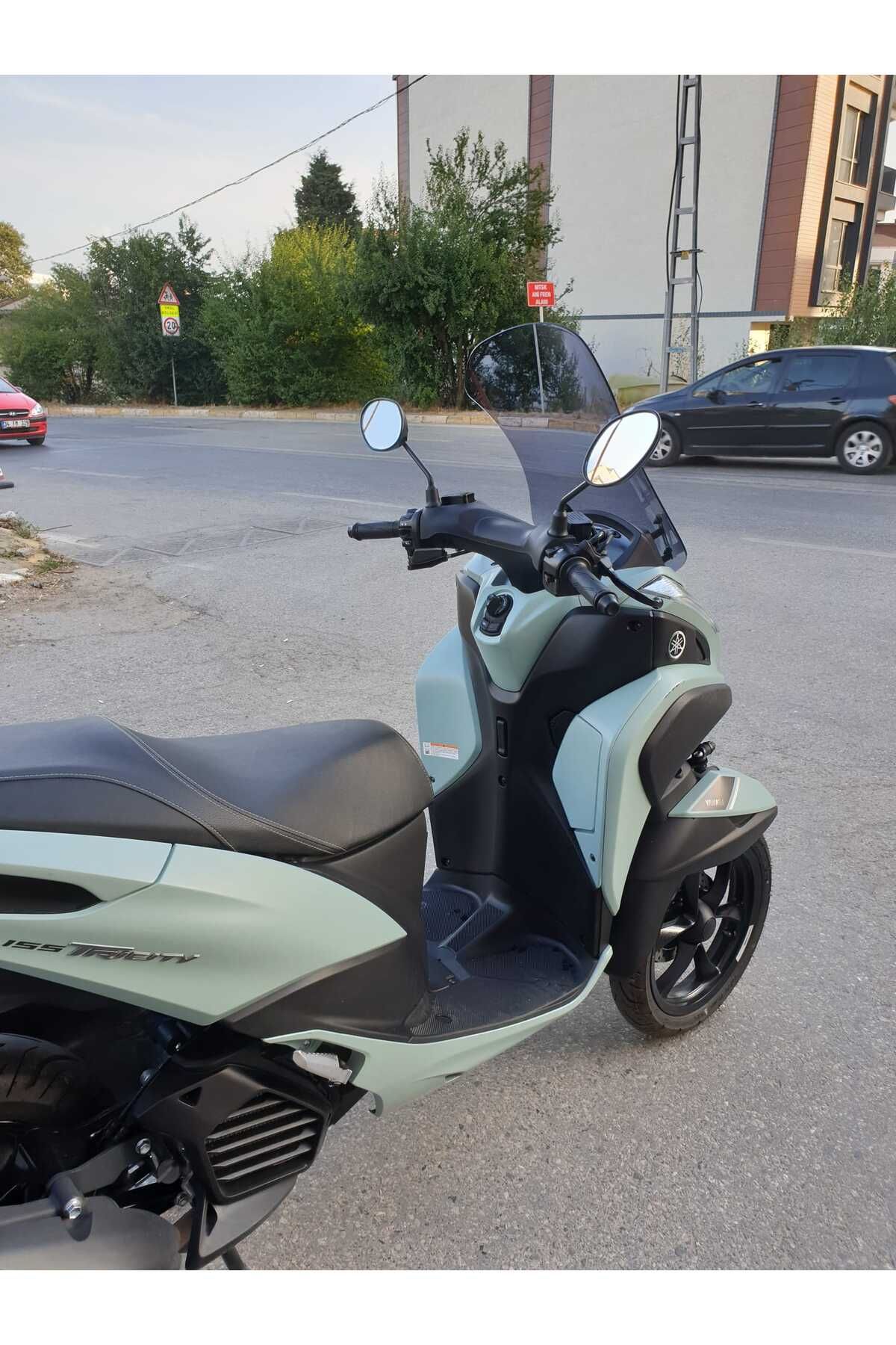 Yamaha Tricity 155 Siperlik Ön Cam 2014 2025 Model 60cm Füme Renkli 4mm