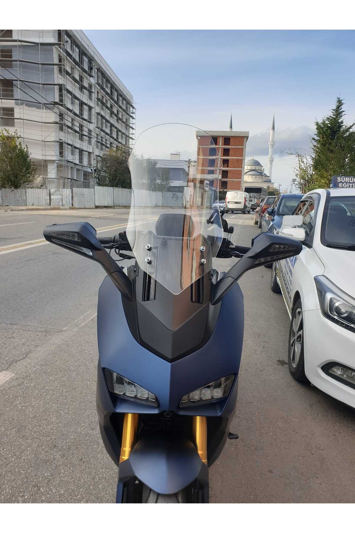 Yuki Huracan 250 Siperlik Ön Cam 2022-2025 Model 70cm Şeffaf Renkli 4mm
