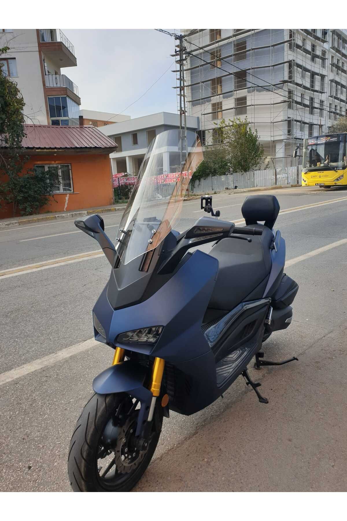 Yuki Huracan 250 Siperlik Ön Cam 2022-2025 Model 70cm Şeffaf Renkli 4mm