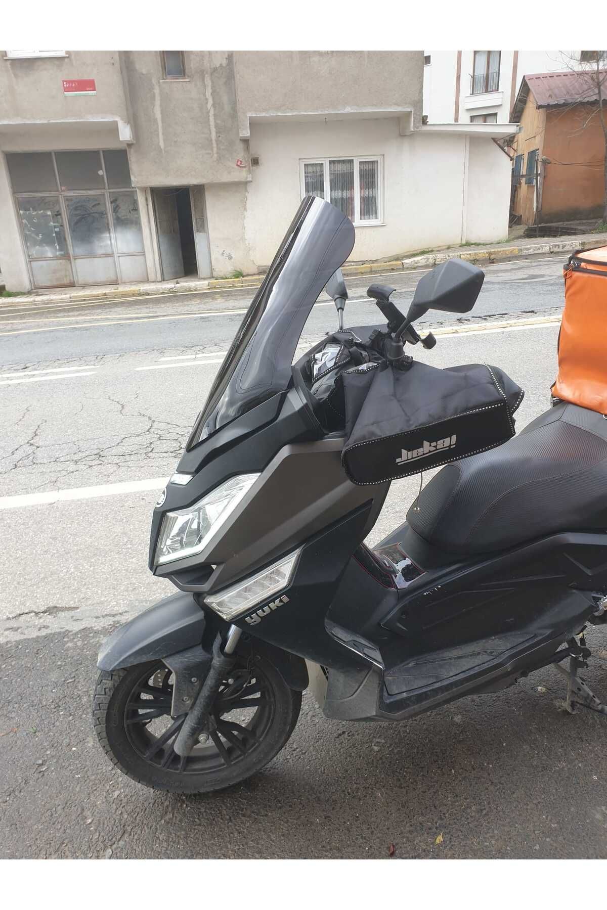 Yuki T9 strom 125 Ön Cam 2021-2025 Model 62cm Şeffaf Renkli 4mm