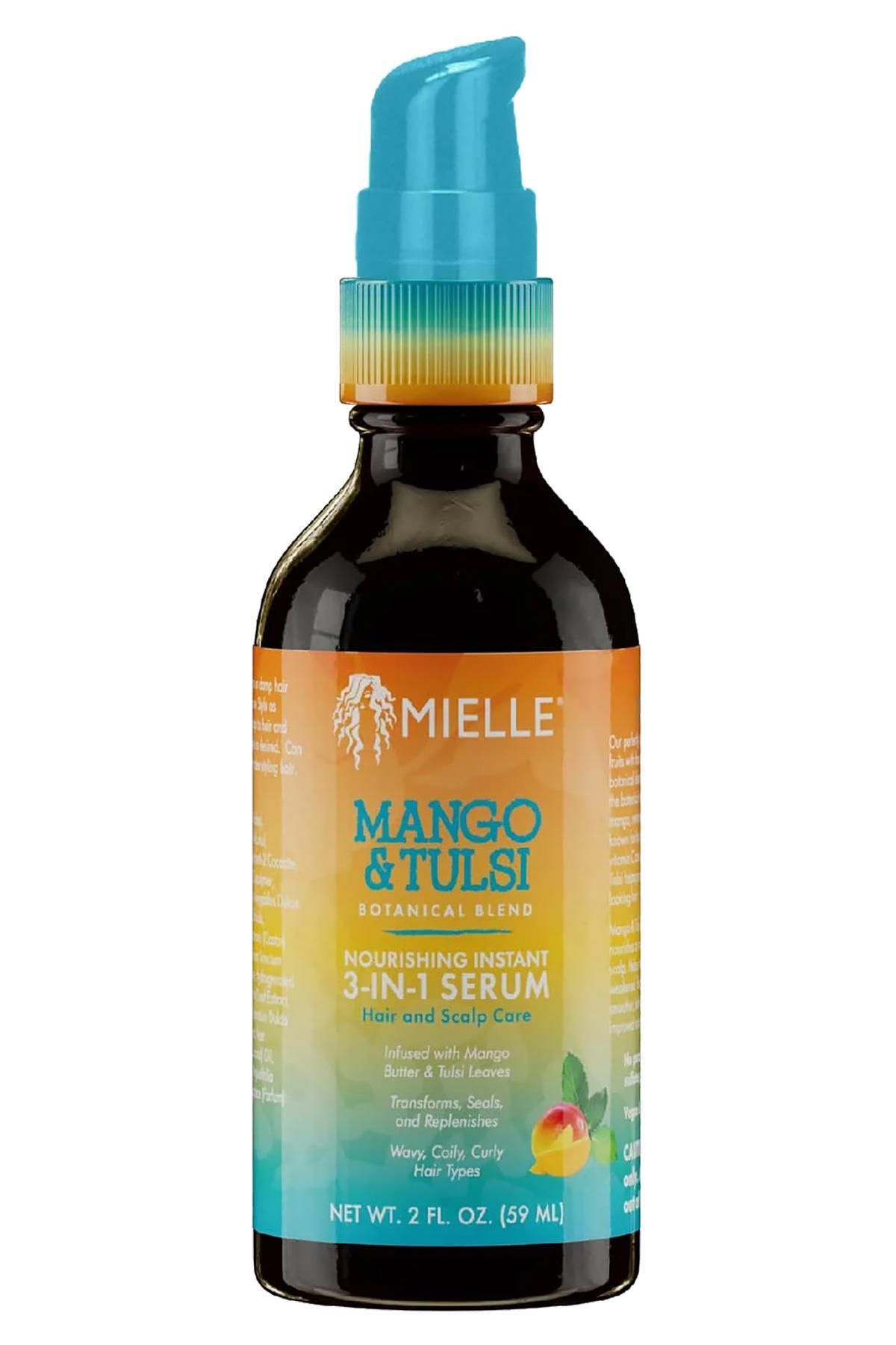 سرم و روغن مو مردانه زنانه تغذیه انبه تولی 3 در 1 59ML MIELLE