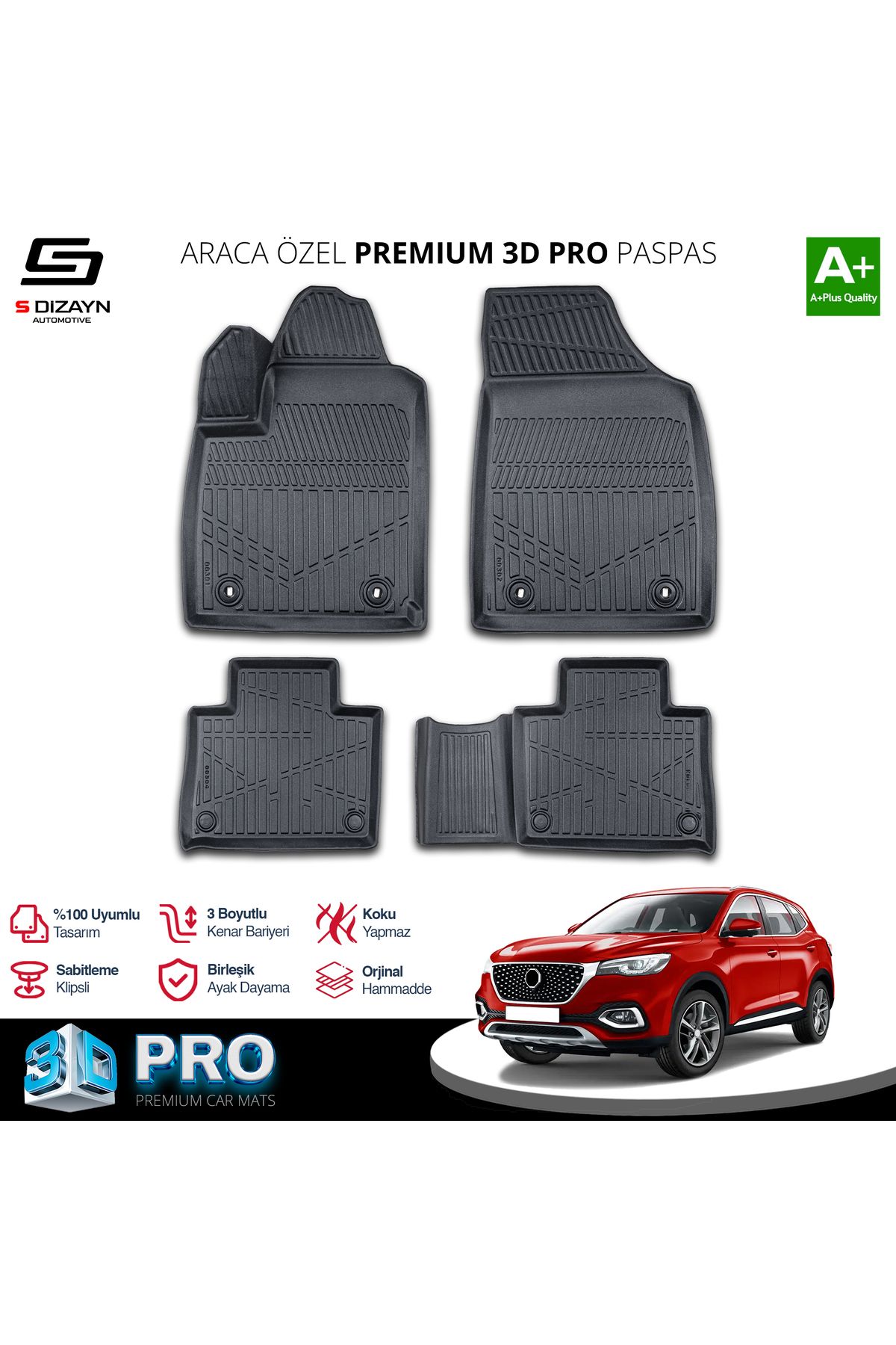TREND Meka Part MG EHS Elektrikli 3D Pro Havuzlu Paspas 2018-2024 A+ Kalite