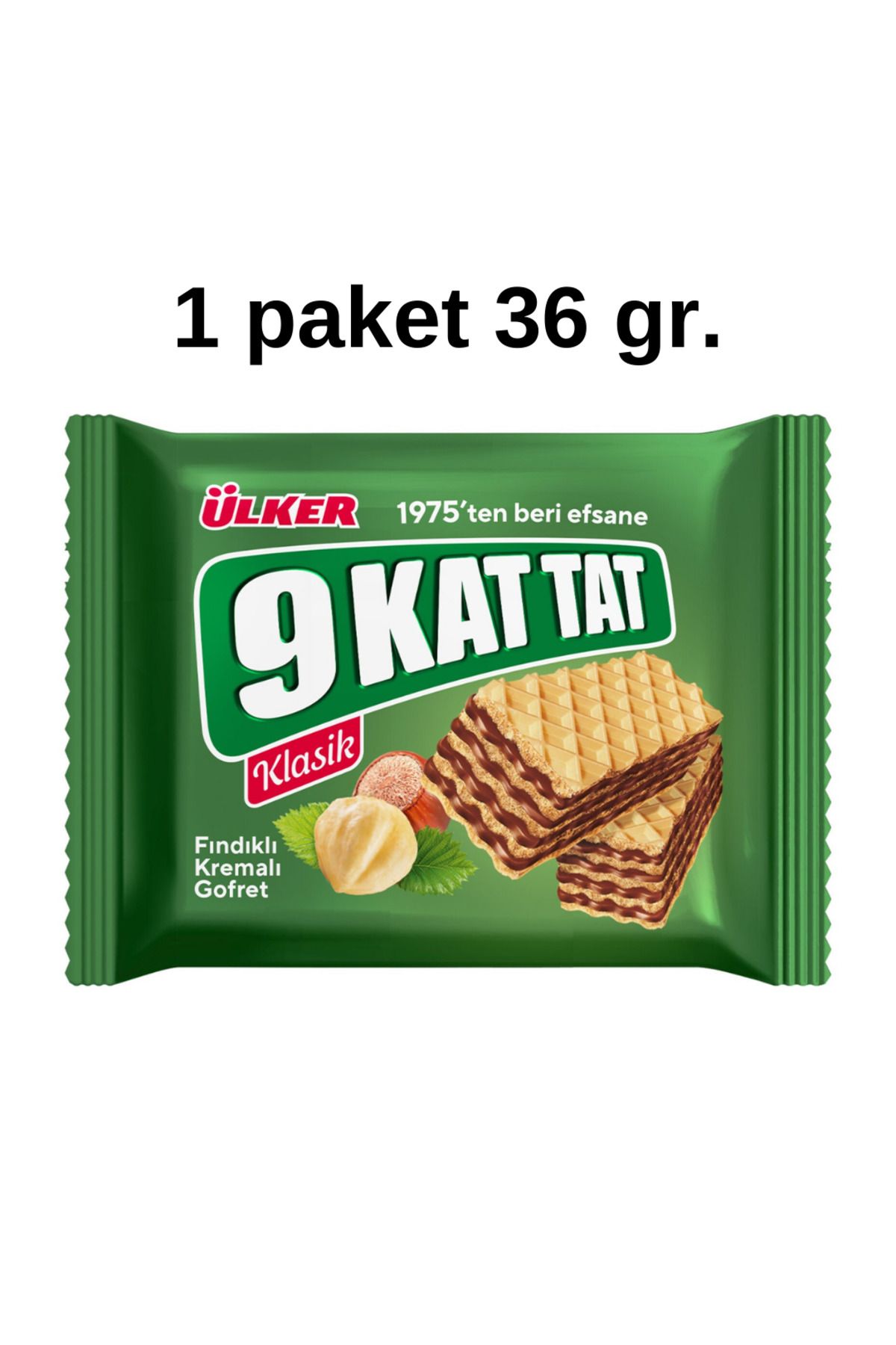 Ülker 9 Kat Tat Fındıklı Gofret 39 G