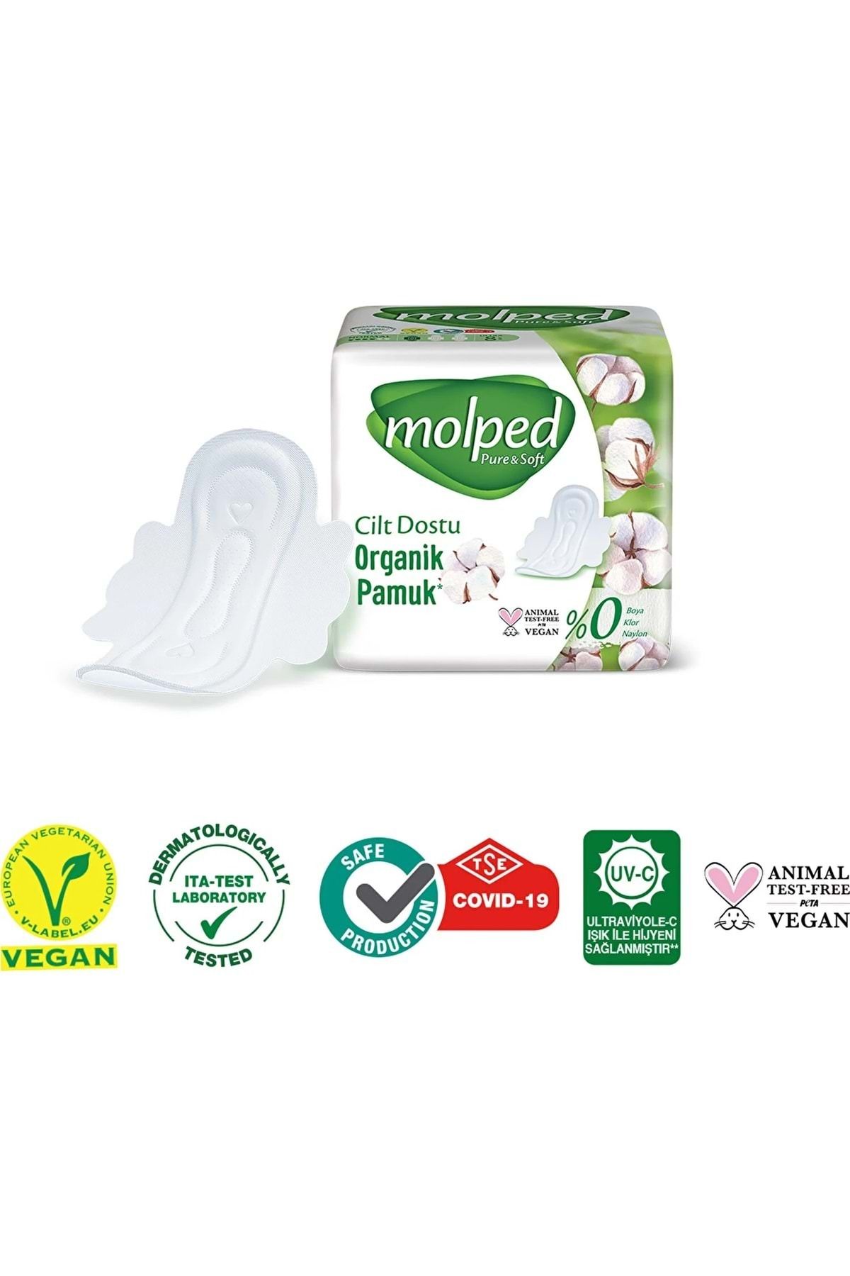 Molped-Pure&Soft Sanitary Pad - Long 108, 3Pk*36 Pieces Mega Pack 6