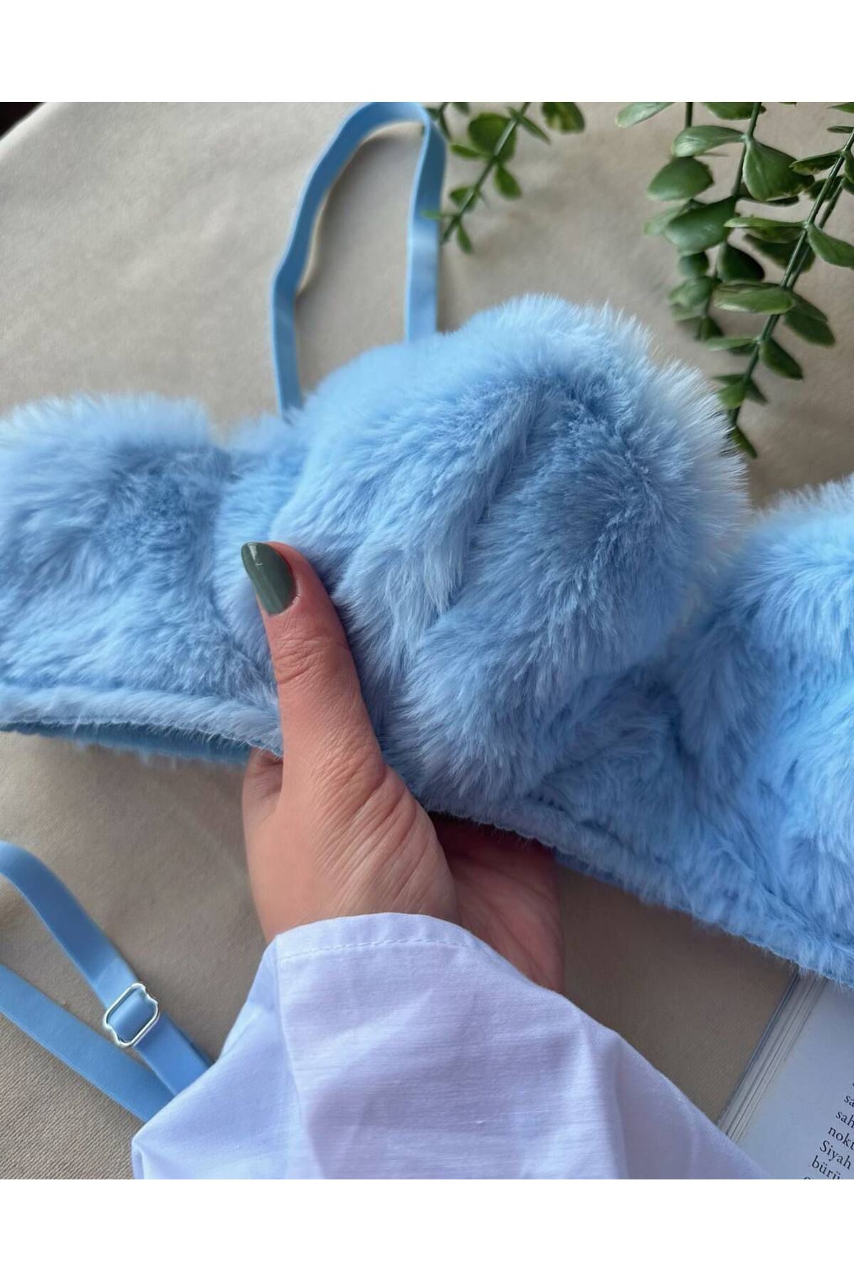 Genel Markalar PUFFY MODEL BEBEK MAVİ BALENLİ PELUŞ SÜTYEN TAKIM fotoğrafı 2 (önizleme)
