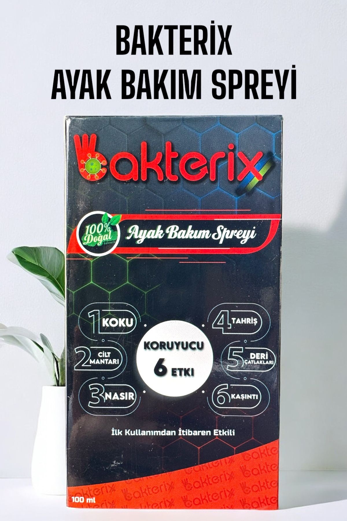 Bakterix Ayak Bakım Spreyi 100 ML