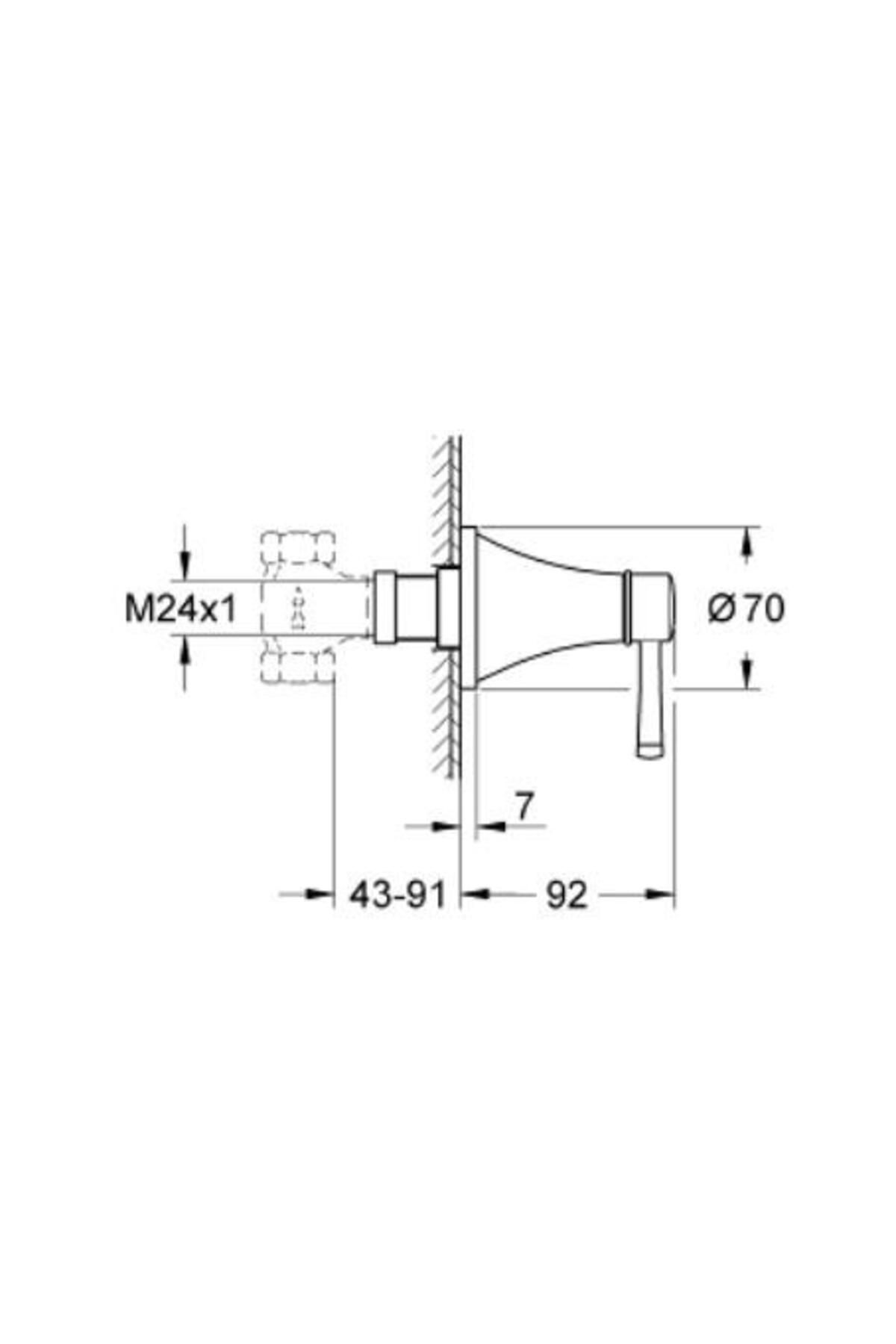 Grohe-Grandera Built-In Stop Valve - 29420ıg0 3