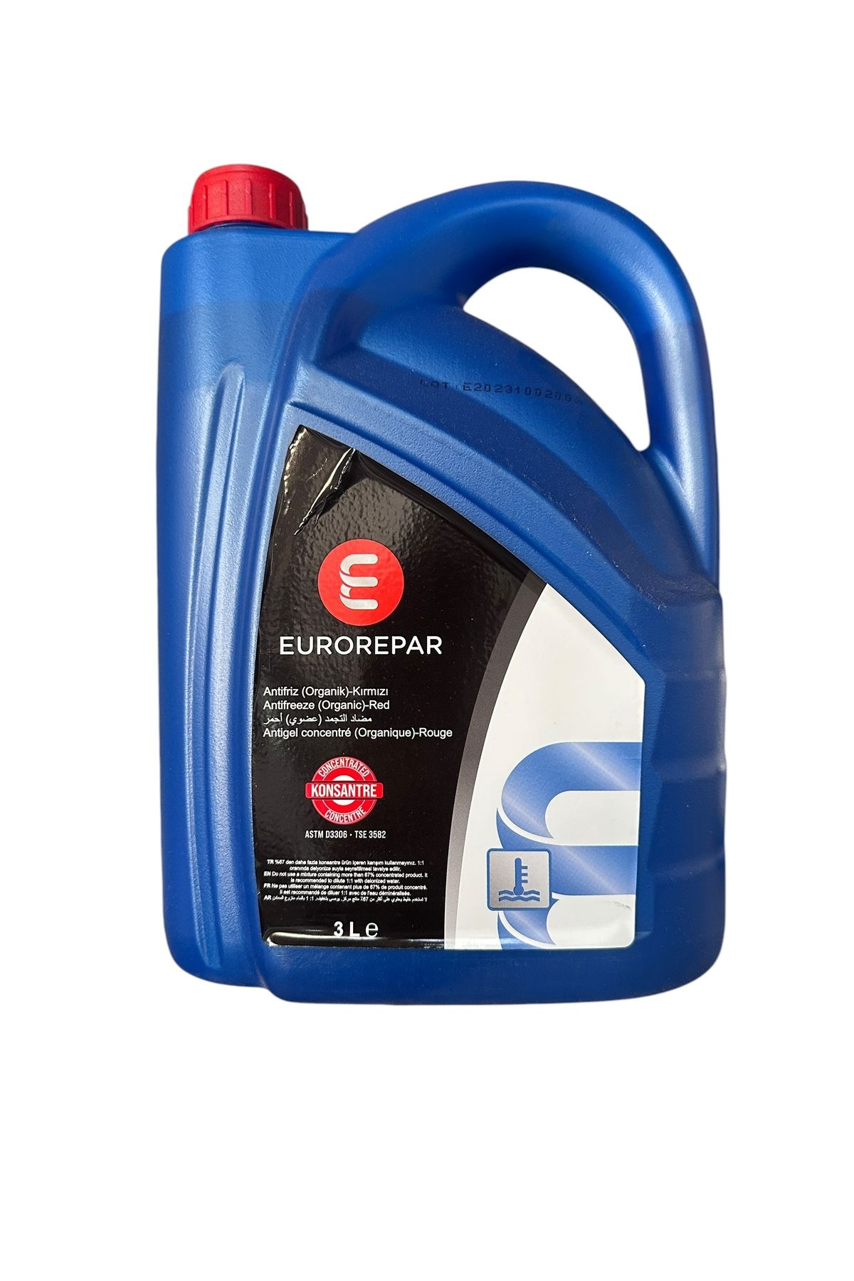 EUROREPAR Servis Ürünü Antifriz (ORGANİK-KIRMIZI) 3 Lt 1691431480