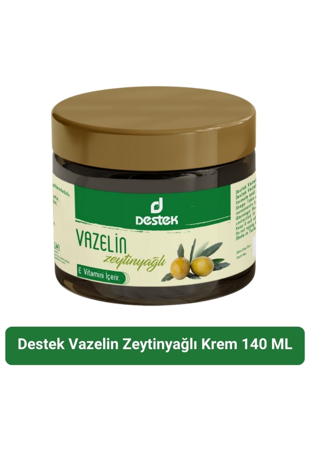 Destek Vazelin Zeytinyağlı 140 ml