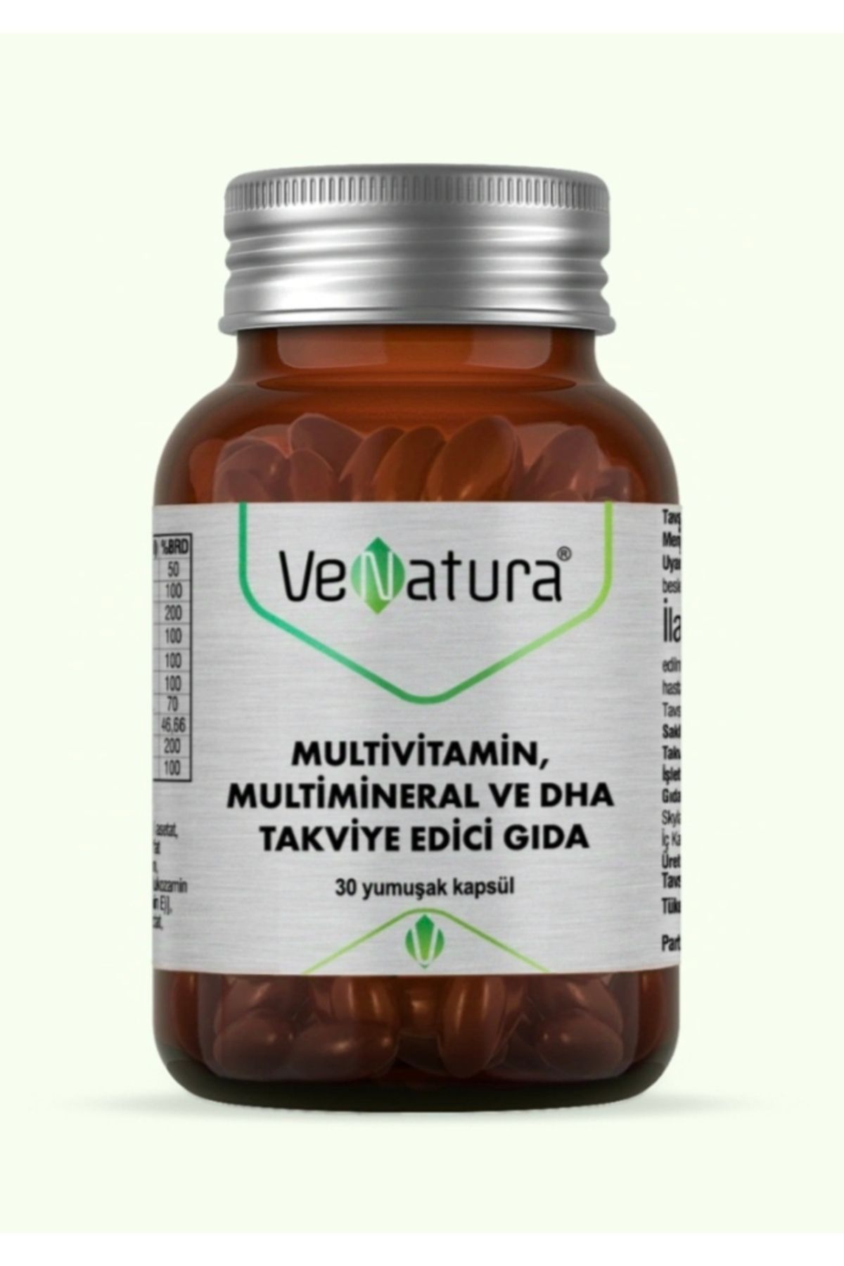 VeNatura Multivitamin, mineral ve DHA 30 kapsül