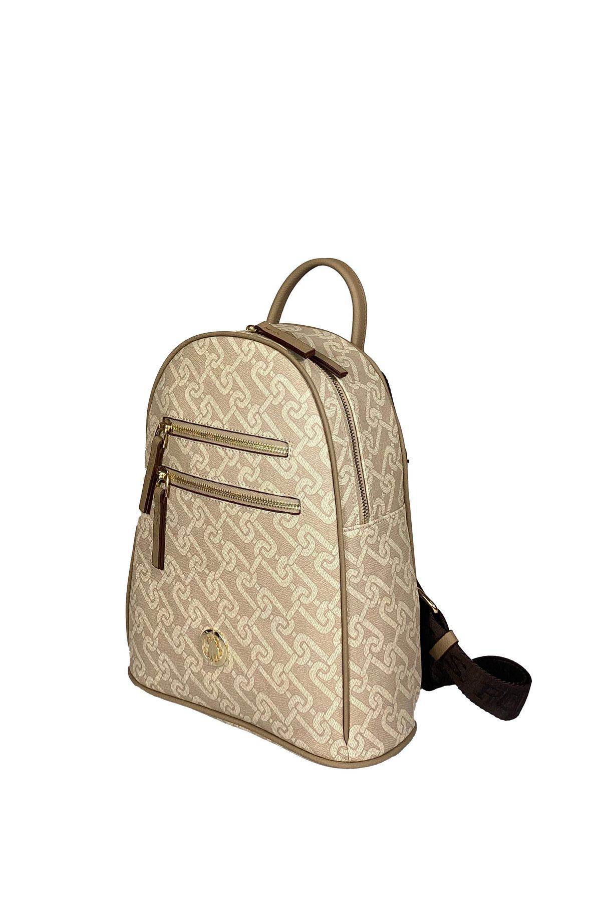 U.S. Polo Assn.-Beige Women's Backpack Us24528 2