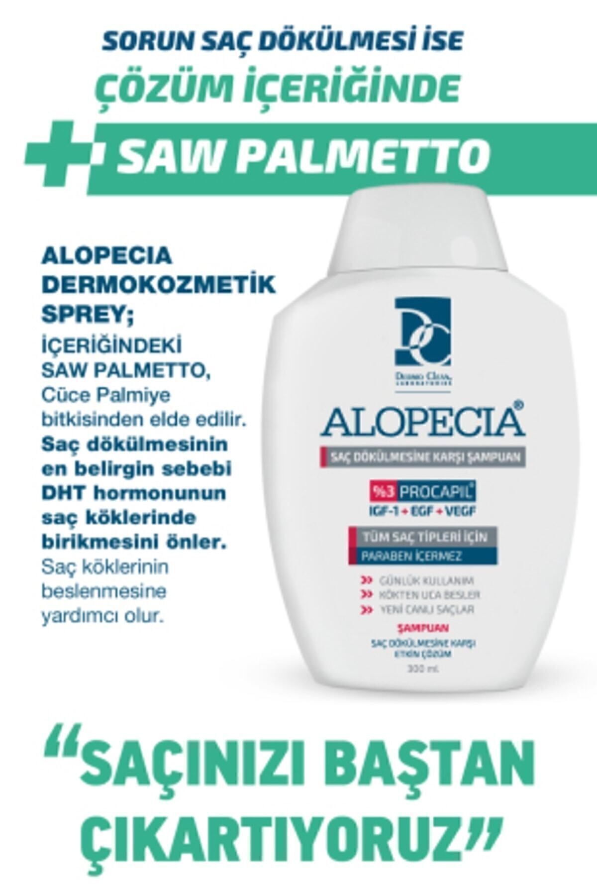 Alopecia Procapil Ve Igf Içerikli Saç Dökülmesine Karşı Şampuan 300 Ml-8