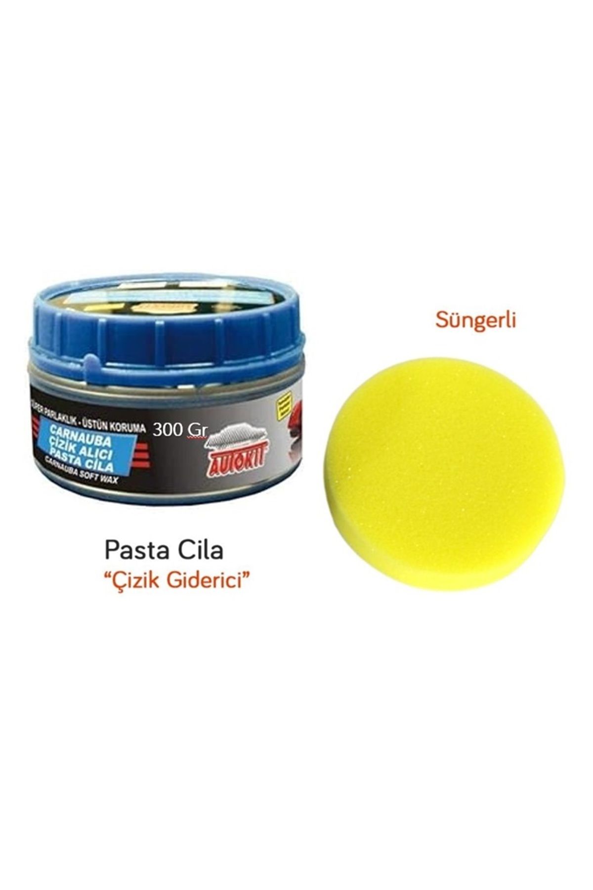 reyoto Oto Kaporta Boya Tampon Çizik Giderici Parlatıcı Pasta Cila (Süngerli) 300 gr