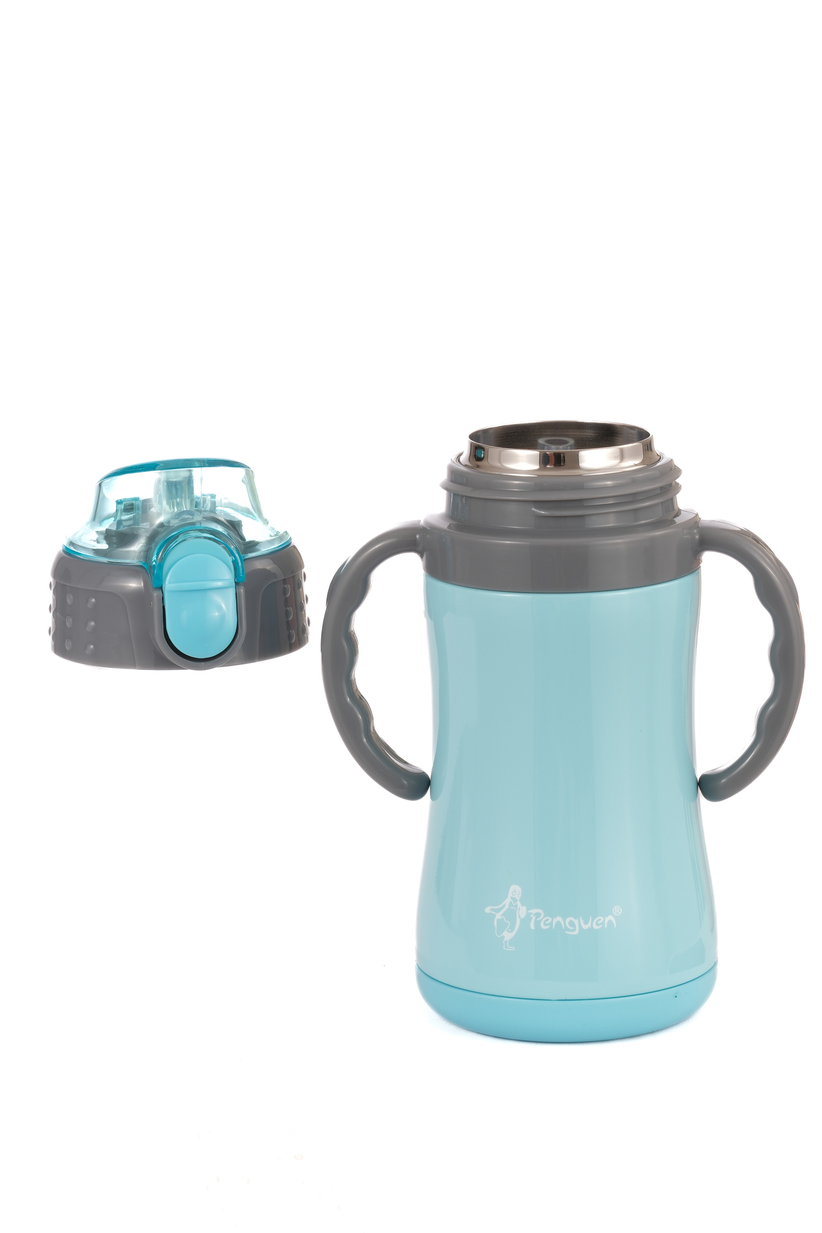 Penguen Çocuk Termosu - 280 ml | Sızdırmaz Çift Cidarlı, Vakum Yalıtımlı | Paslanmaz Çelik Pipetli Termos fotoğrafı 5 (önizleme)