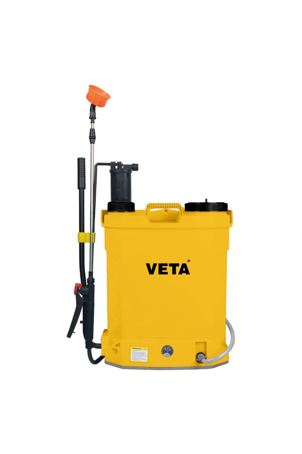 Veta 16A 16lt 130cm 6kg 12V 8Ah Sırt Tipi Kollu ve Akülü İlaçlama