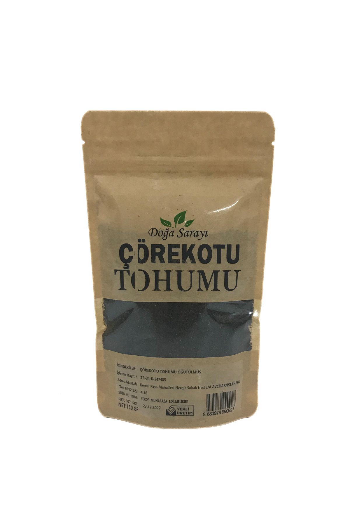 Doğa Sarayı Çörek Otu Tohumu 150gr, Kara Çörek, Black Cumin, Nigella Sativa,