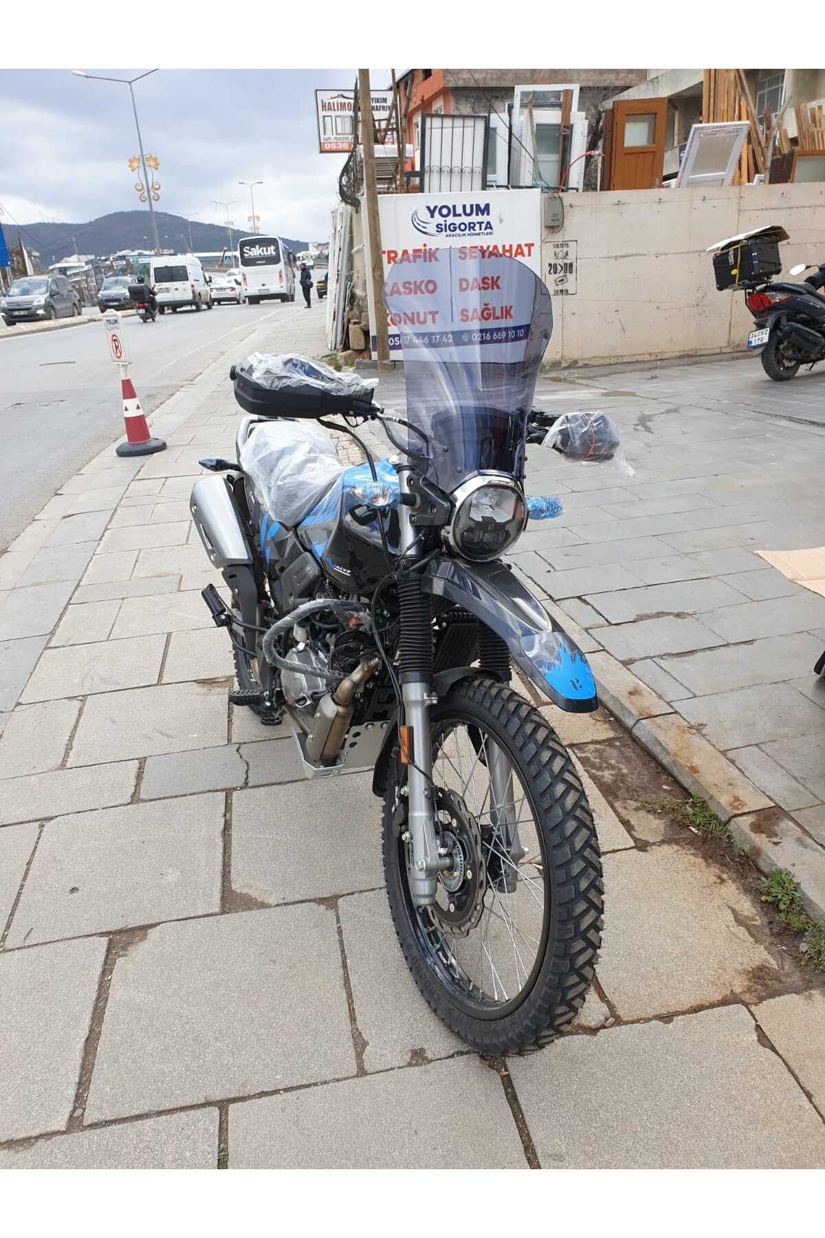 Hero X Pulse Siperlik Ön Cam 2020 2025 Model 46cm Füme Renkli 4mm