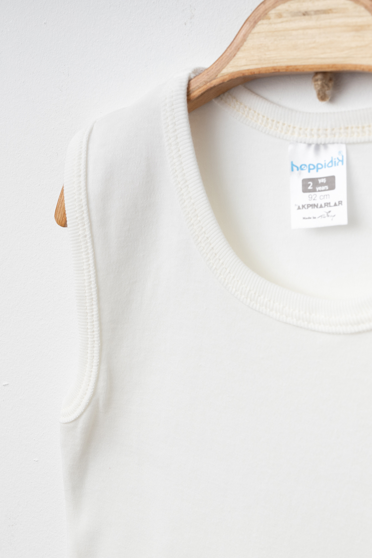 Hoppidik %100 Pamuklu Penye Kumaş Çıtçıtlı Kolsuz Askılı Bebek Badi Zıbın fotoğrafı 3 (önizleme)