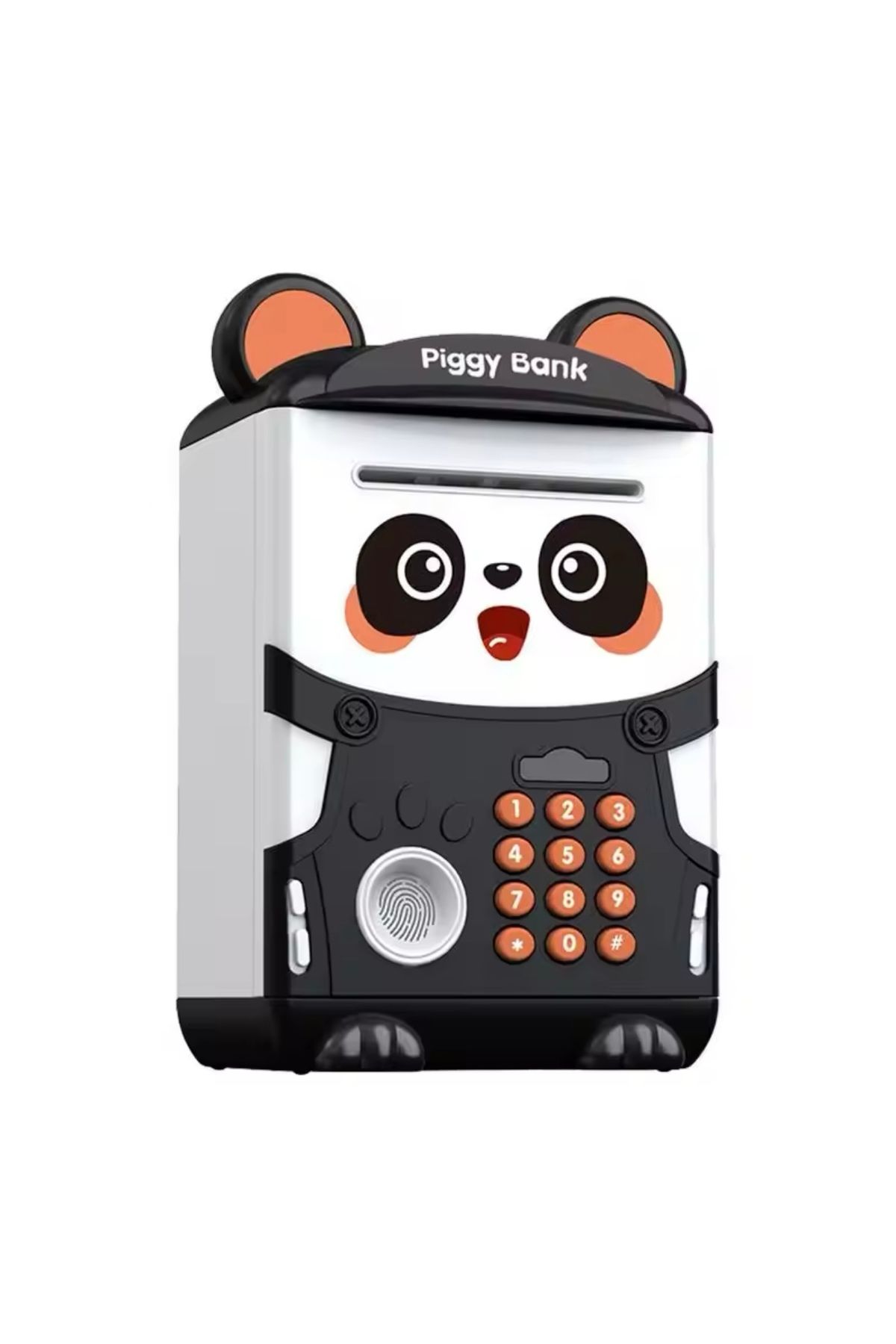 CAVAŞ sun hat-Large Size Panda Designed Encrypted Atm Safe Piggy Bank 3