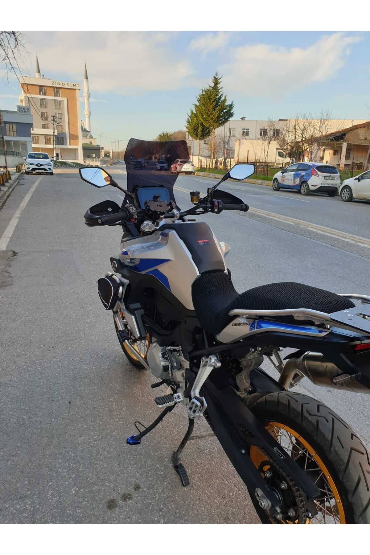 Voge DSX 900 Siperlik Ön Cam 2025 Model 53cm Siyah Renkli 4mm