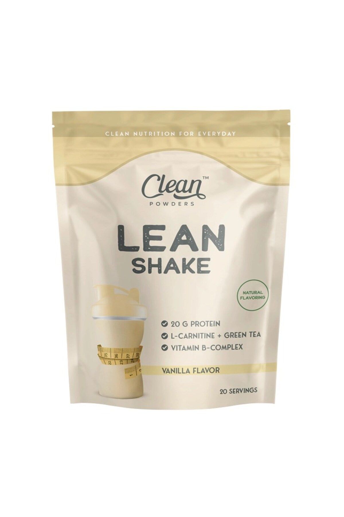 Clean Powders Lean Shake 600 gr Vanilya