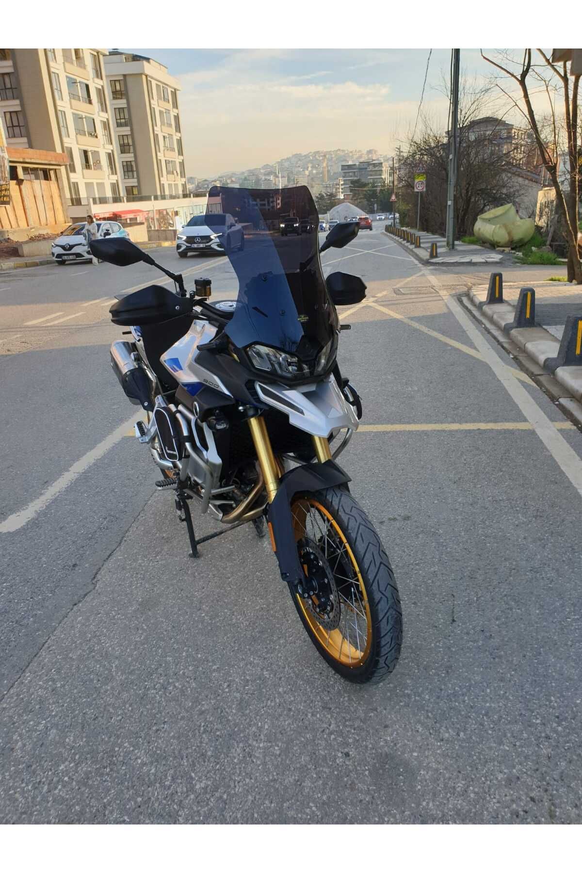 Voge DSX 900 Siperlik Ön Cam 2025 Model 53cm Siyah Renkli 4mm