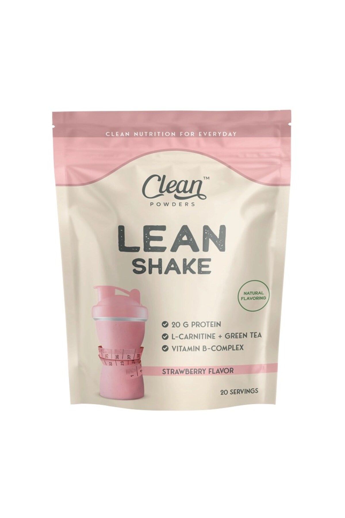 Clean Powders Lean Shake 600 gr Çilek