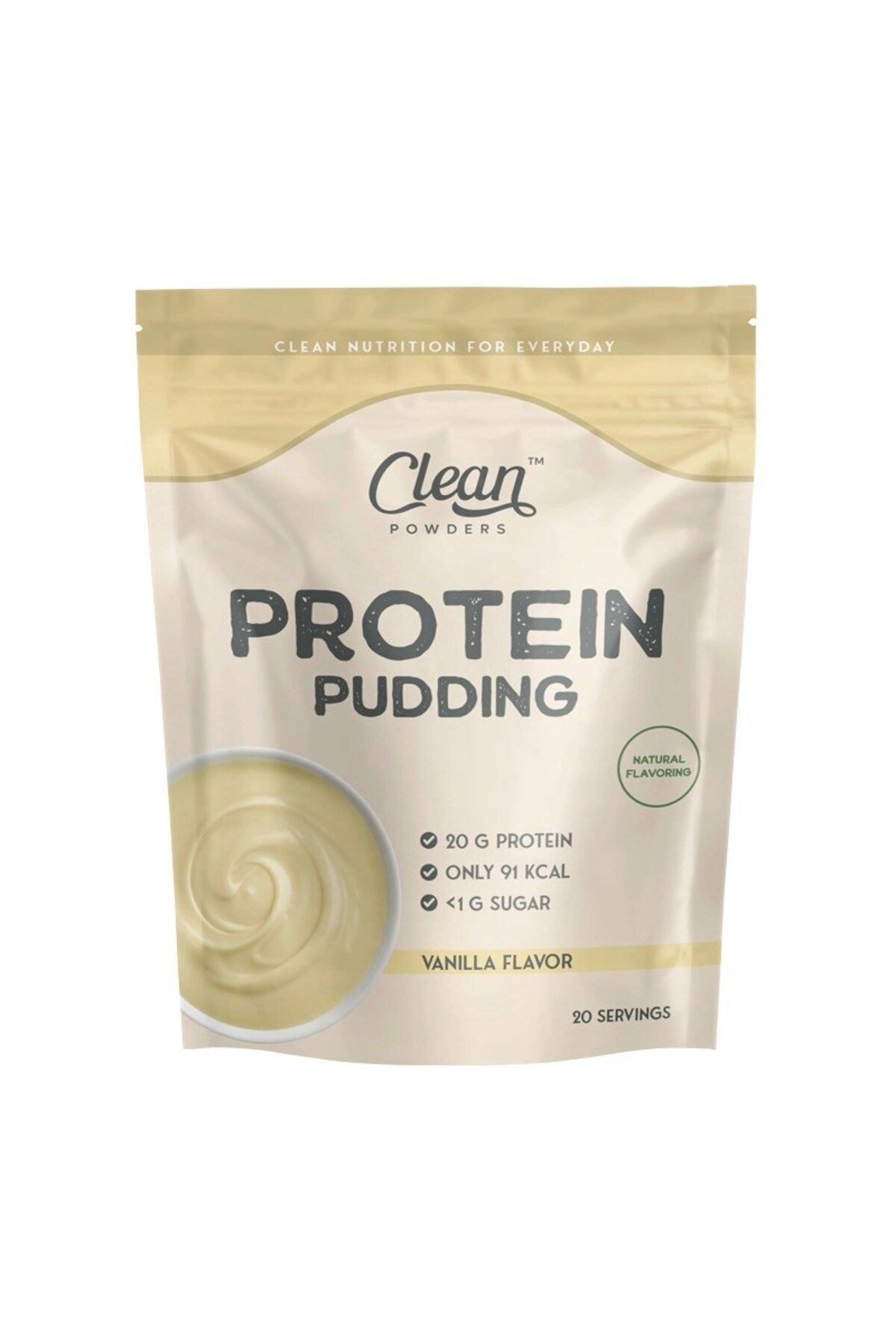 Clean Powders Protein Pudding 500 gr Vanilya