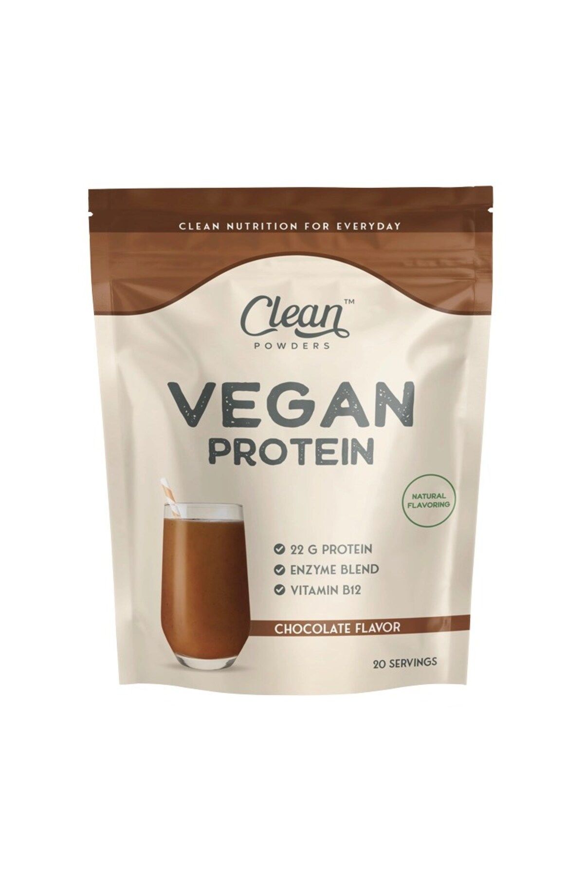 Clean Powders Vegan Protein 600 gr Çikolata