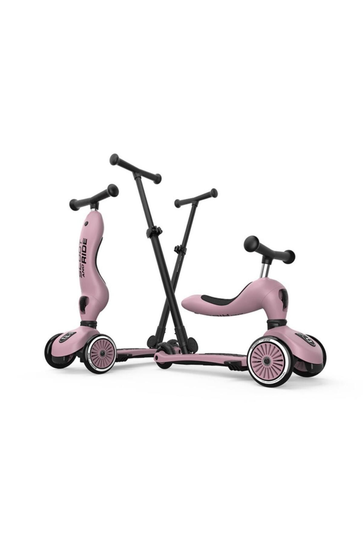 SCOOT AND RIDE Push And Go Ebeveyn Kontrollü Çocuk Scooter Wildberry 240527-00069