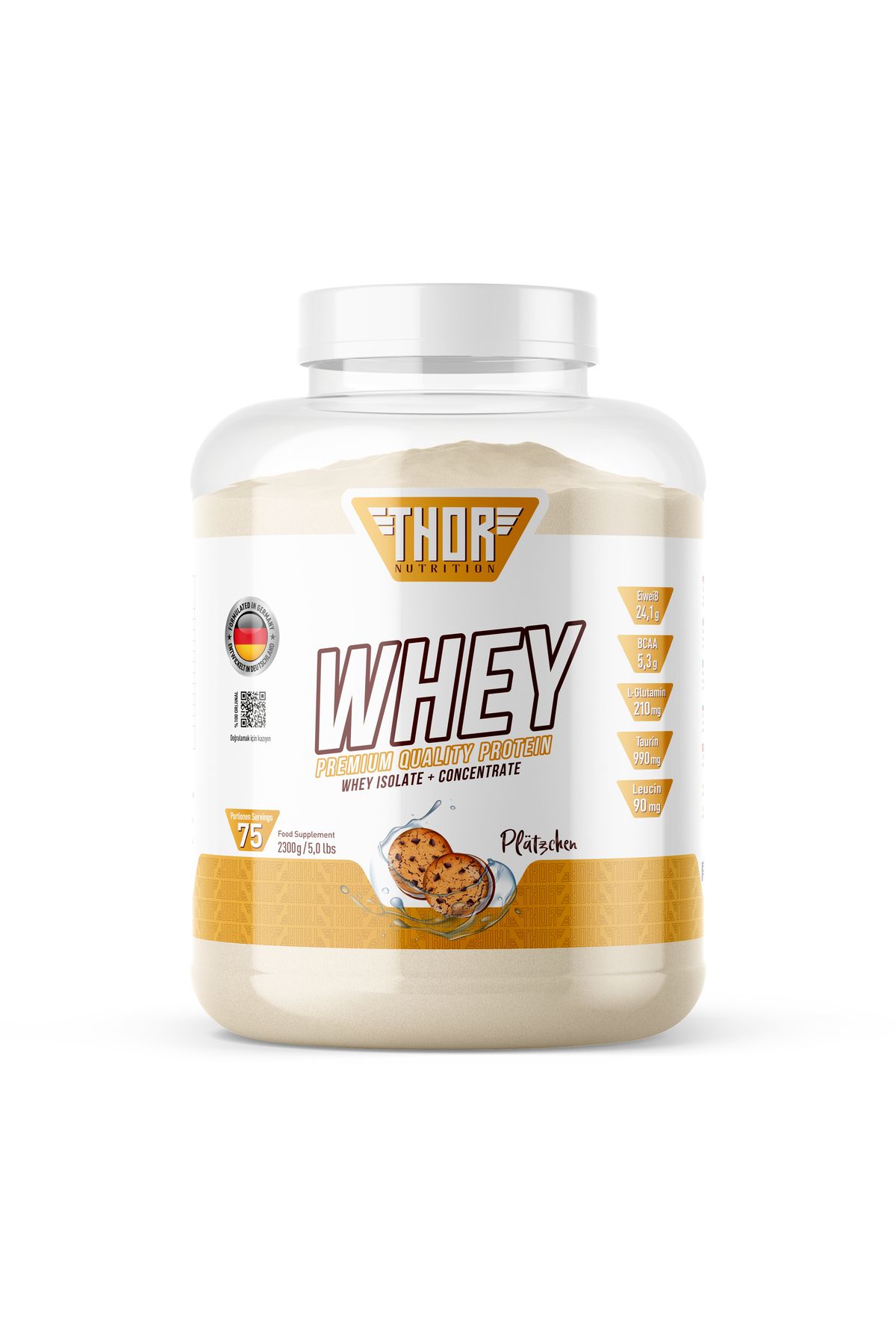 THOR NUTRITION 2.3 Kg Whey Protein Tozu