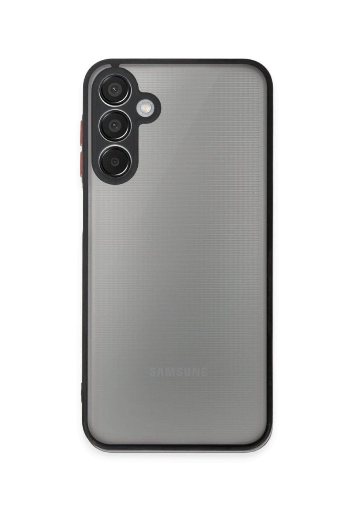 cepmoda Samsung galaxy A16 - Jux Mat Kapak Yanları Silikon Arkası Sert Pc Buzlu Kılıf - SİYAH