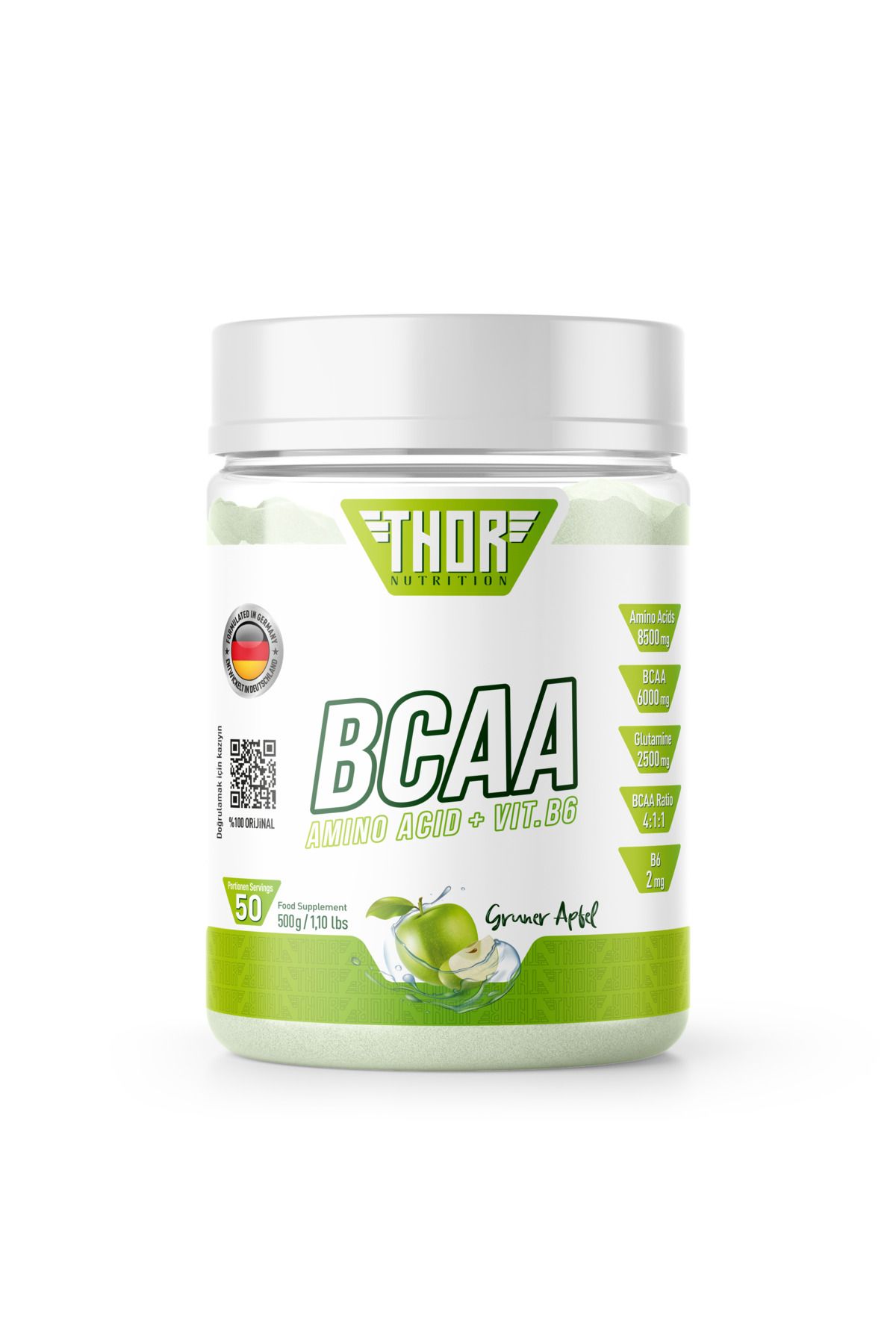 THOR NUTRITION 500 Gr 50 Servis BCAA