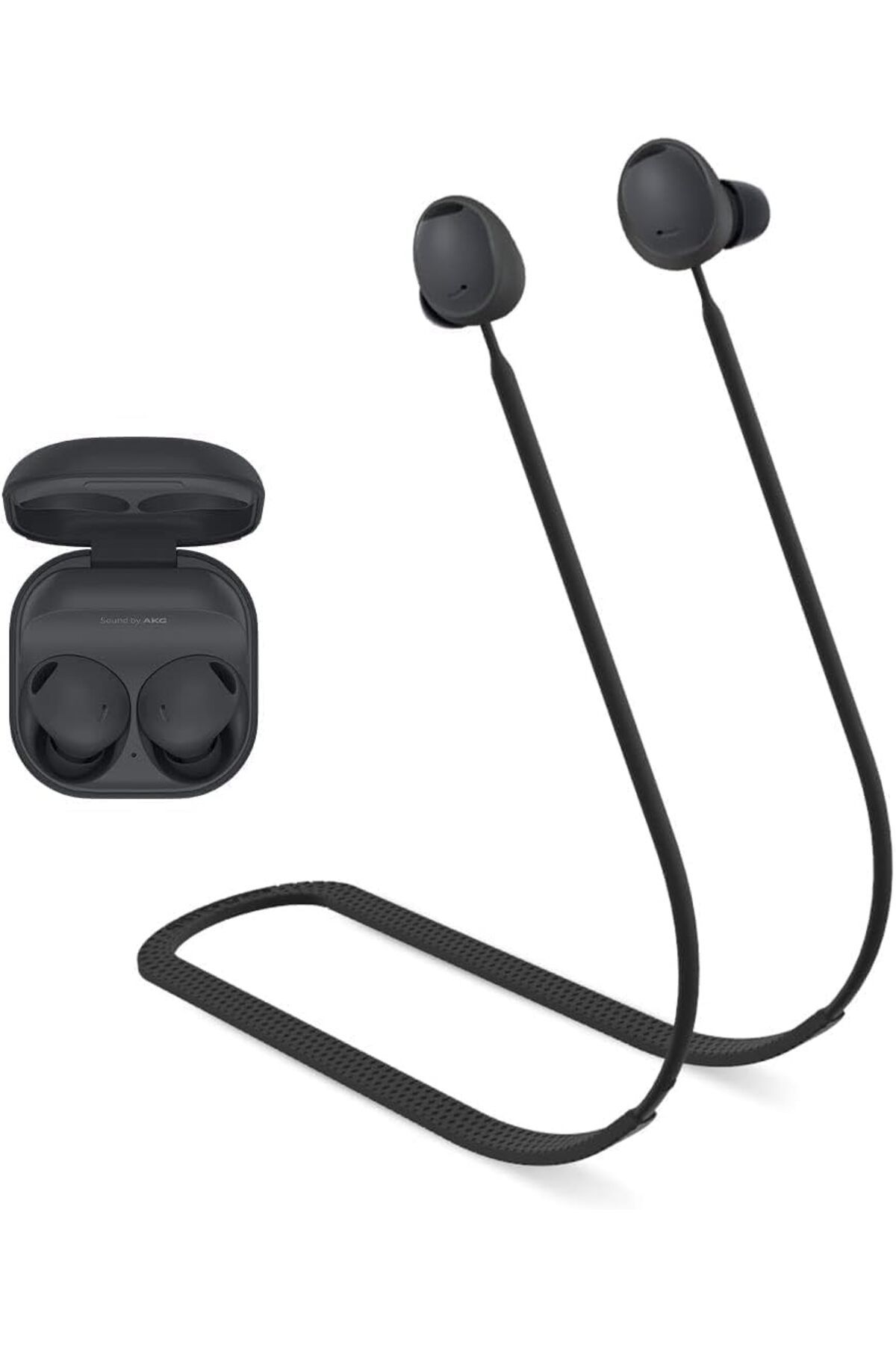 Genel Markalar Galaxy Buds2 ile uyumlu/Galaxy Buds2 Pro ile uyumlu Yumuşak Güçlü Silikon Özel Kaym