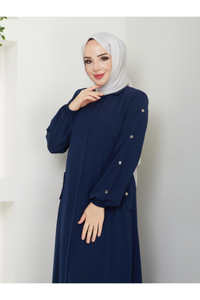 MODA ESRE FASHION TESETTÜR GİYİM MEVLANA SPOR FERACE KOLU PİLELİ DÜĞMELİ ARKA...