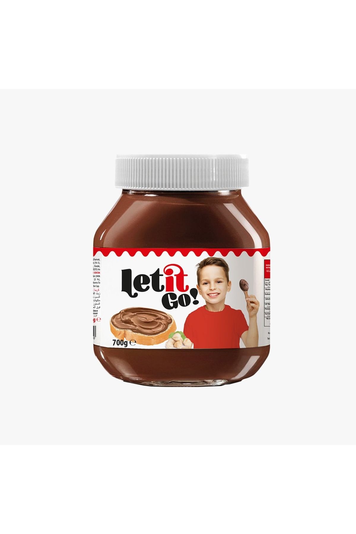 LET IT GO Kakaolu Fındık Kreması 700 Gr