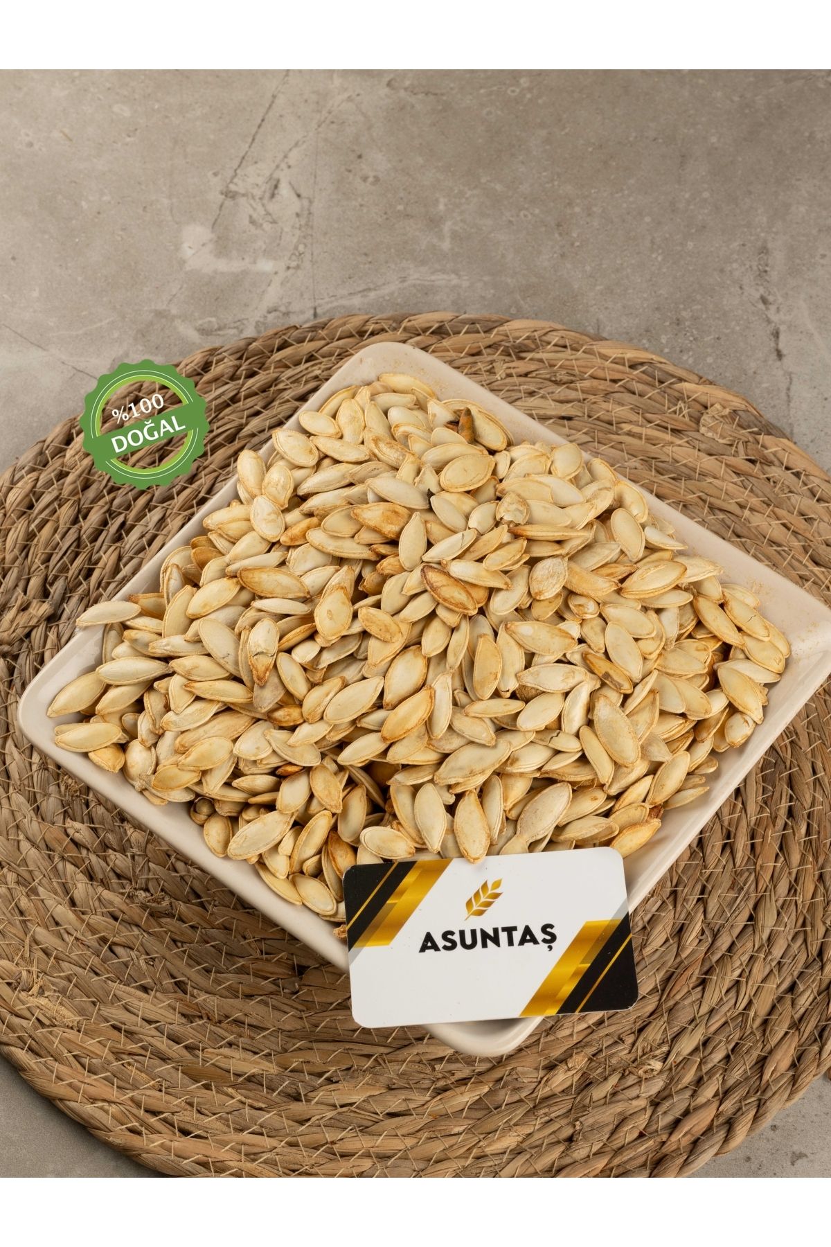 ASUNTAŞ Kavrulmuş Taze Nevşehir Usulü Kabak Çekirdeği Vakumlu 500g