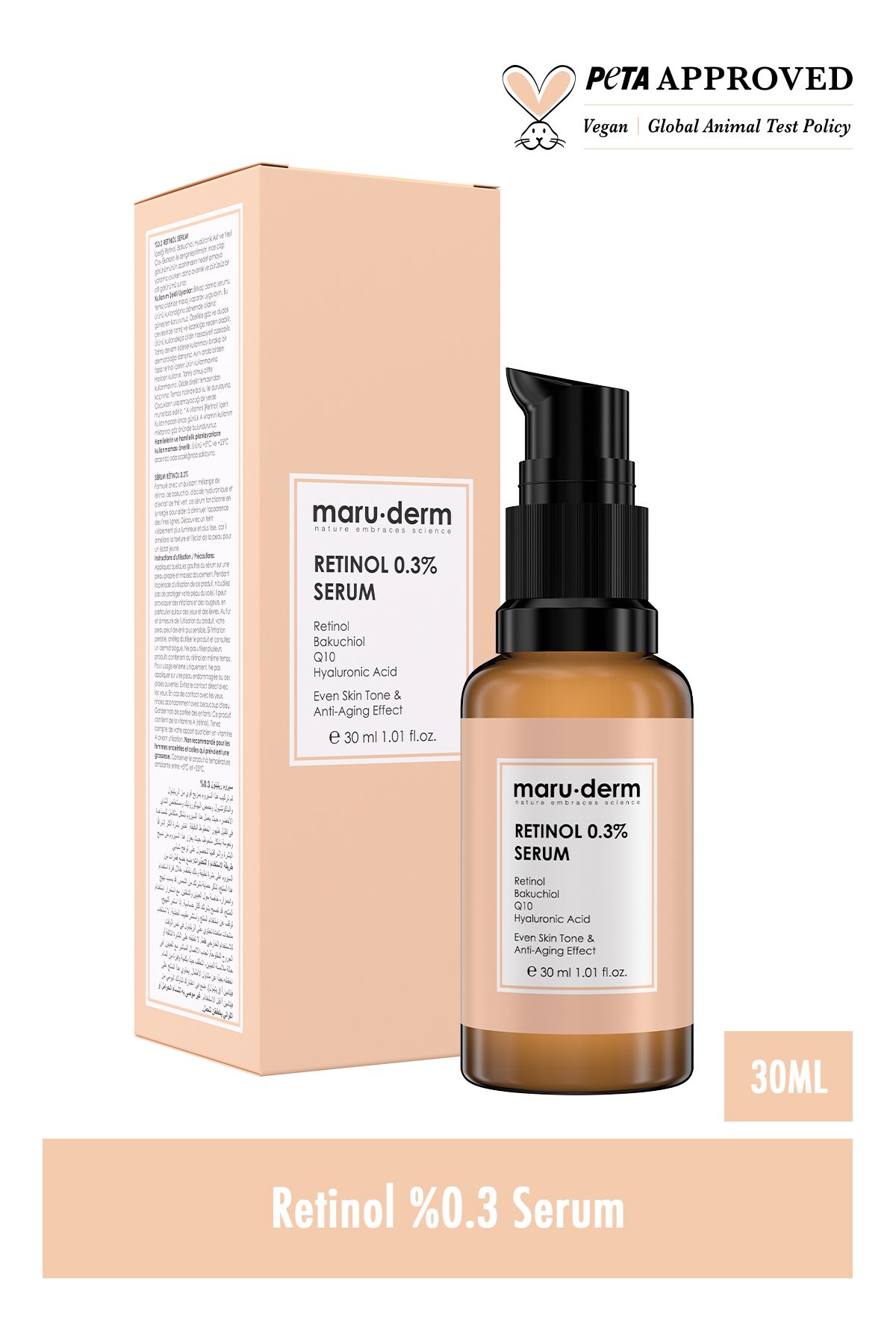 Maru.Derm Maruderm Retinol 0.3 Skin Renewing Care Serum 30 ML