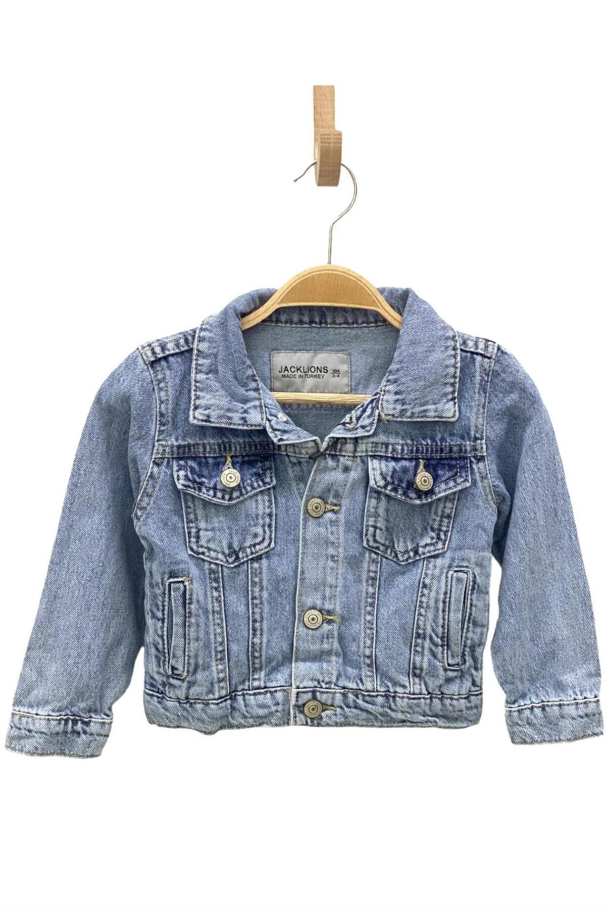 Jack Lions Mojo Erkek Bebek Denim Ceket 22248 Kot Mavi fotoğrafı 2 (önizleme)