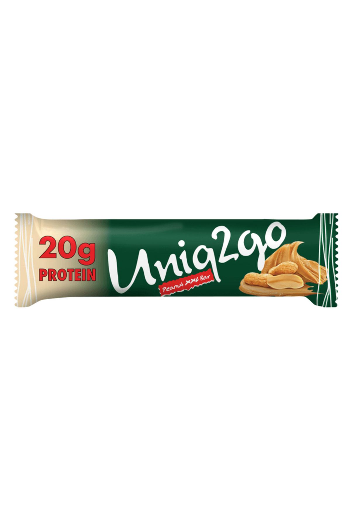 Uniq2Go Peanut Xxl - Fıstık Ezmeli Xxl Proteinli Bar 12li Kutu X2 Kutu (24 Adet)