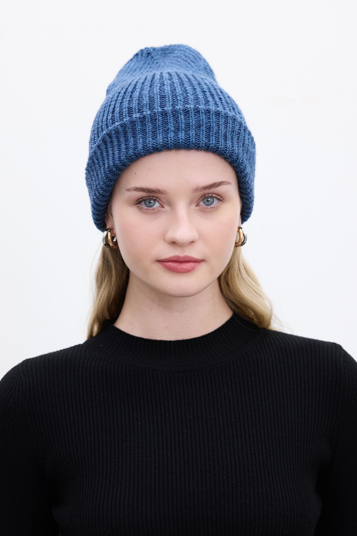 Manuka-Indigo Beret - Thick Knit Design 3