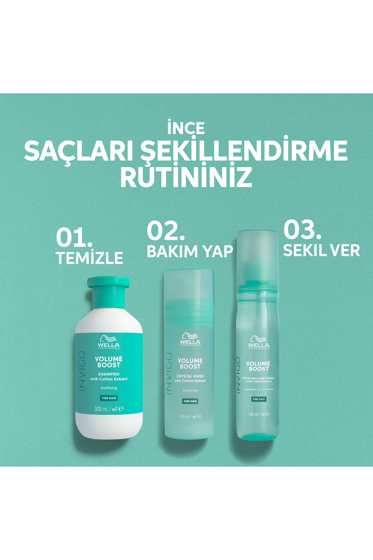 Invigo Volume Boost İnce Telli Saçlar İçin Hacim Artırıcı Kristal Saç Maskesi 145 ML — 4064666585468 — تصویر 3 از 5