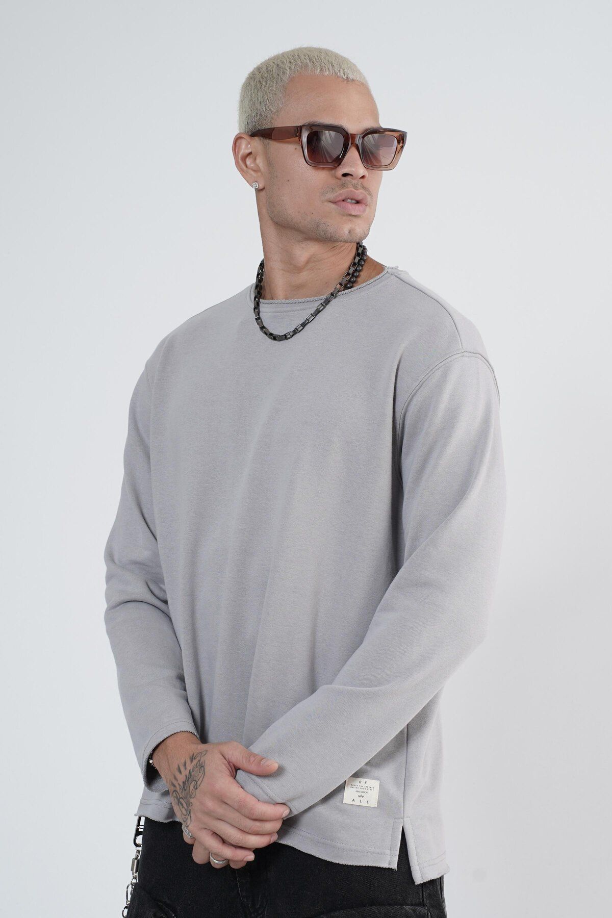 king brich-Filthy Collar Oversize Men's Sweatshirt 4