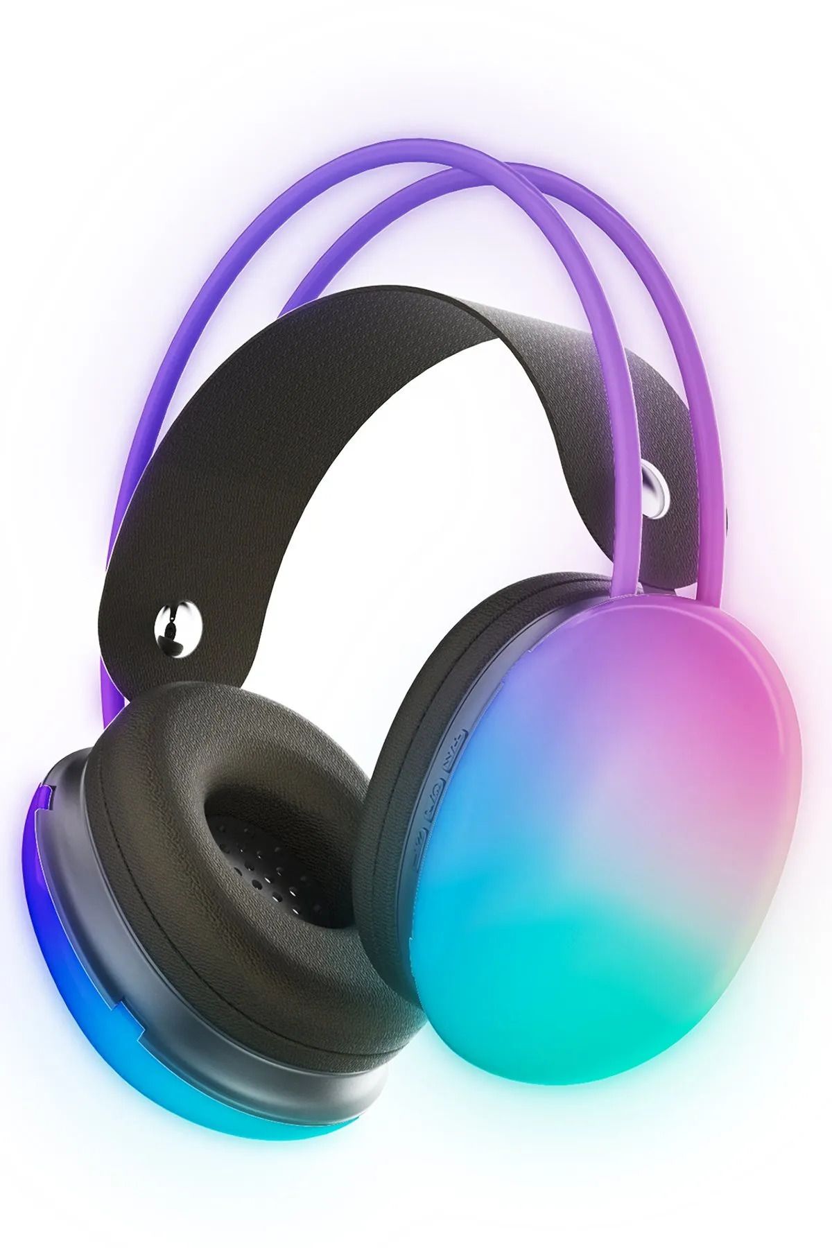 Mmctech Kablosuz Oyuncu Kulaklığı 7.1 Full Rgb Işıklı Stereo Profesyonel Ses Kulaküstü Mikrofonlu Gaming