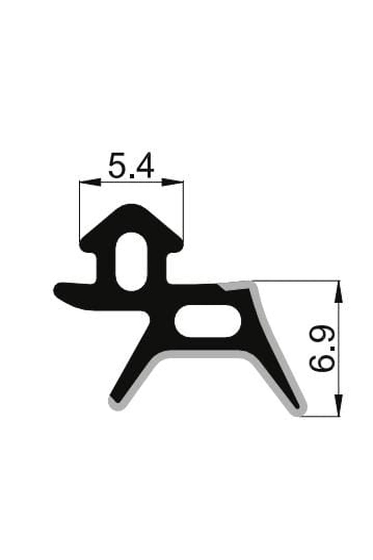 SEÇİL-Ado-04 100 Meter Pimapen - Gray Pvc Window Door Seal (Fitili) 1