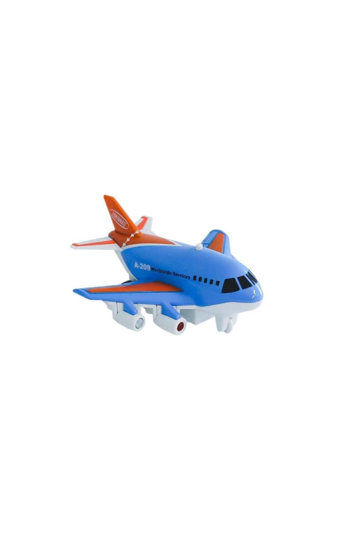 NessiWorld XG879-209 Sesli Işıklı Metal Çek Bırak Uçak -Birliktoys