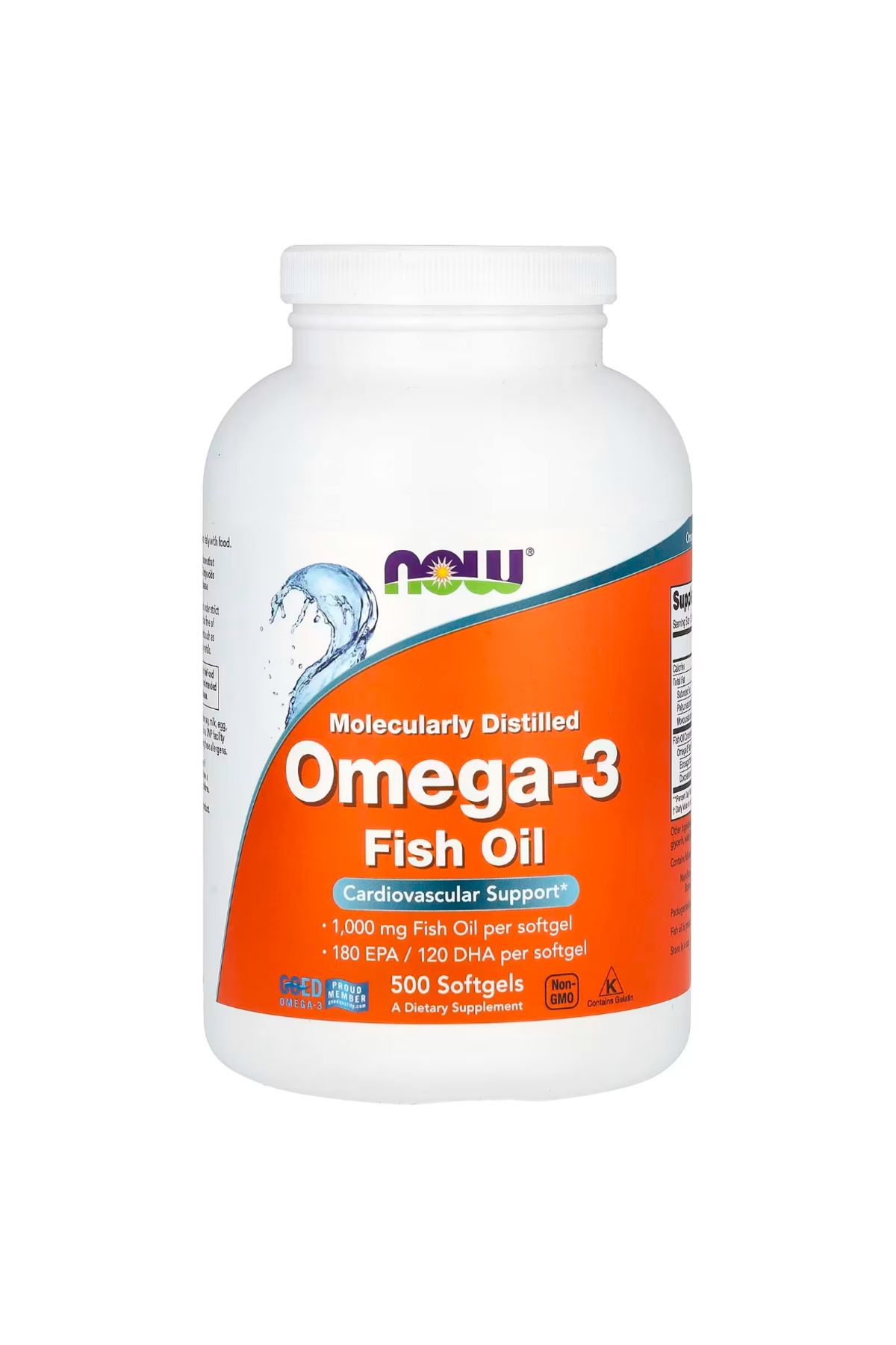 Now Foods Omega-3 180 EPA 120 DHA 500 Softgels vr88