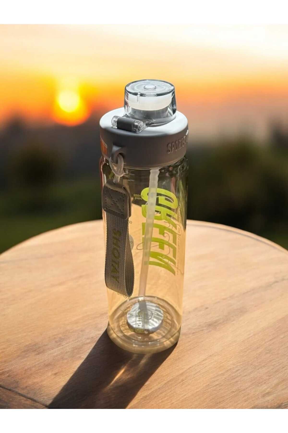 Shotay-950 ml Tritan Double Drink Bpa-Free Straw Drinker - Booties Use 6