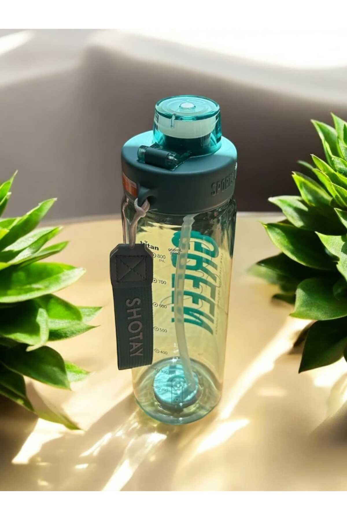 Shotay-950 ml Tritan Double Drink Bpa-Free Straw Drinker - Booties Use 4
