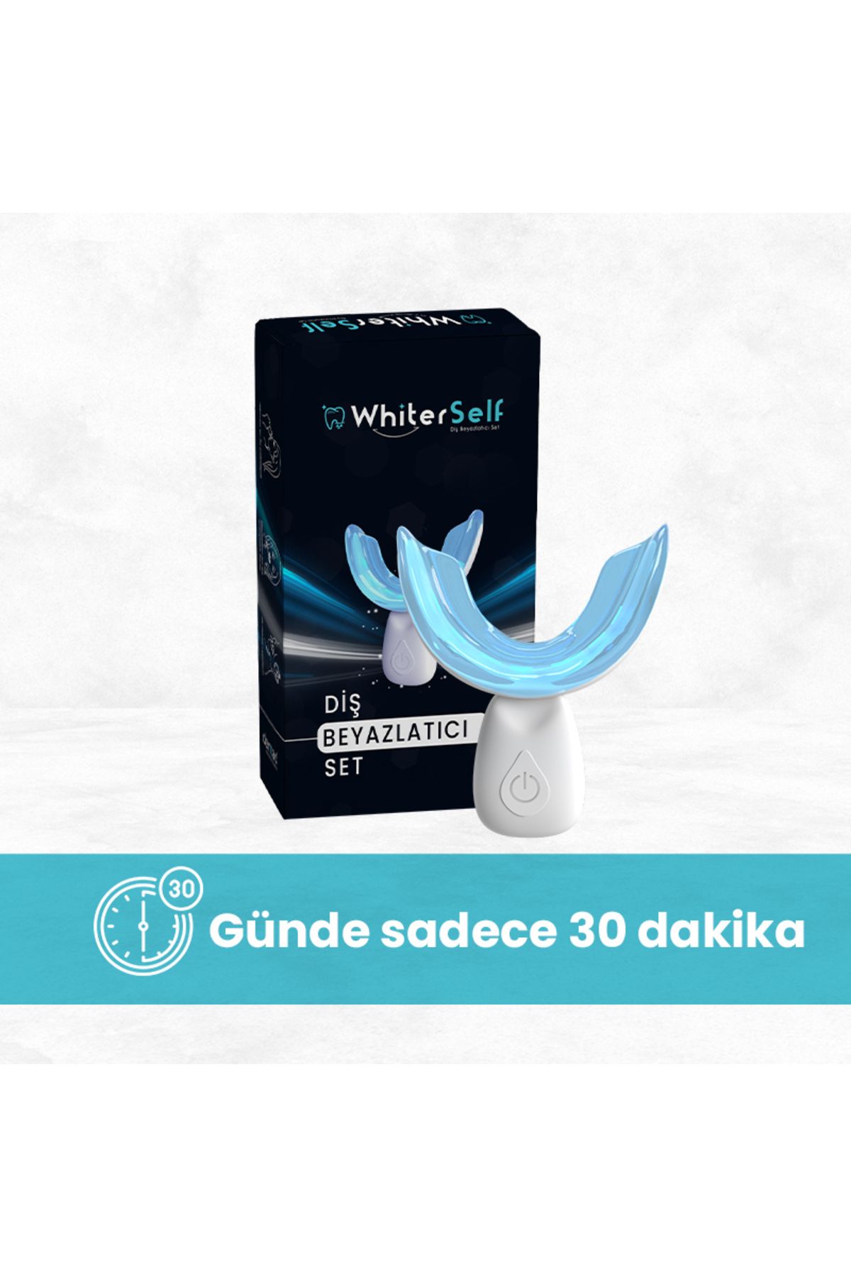 Dentac WHITERSELF DİŞ BEYAZLAMA SETİ - 18 Günde Daha Beyaz Dişler